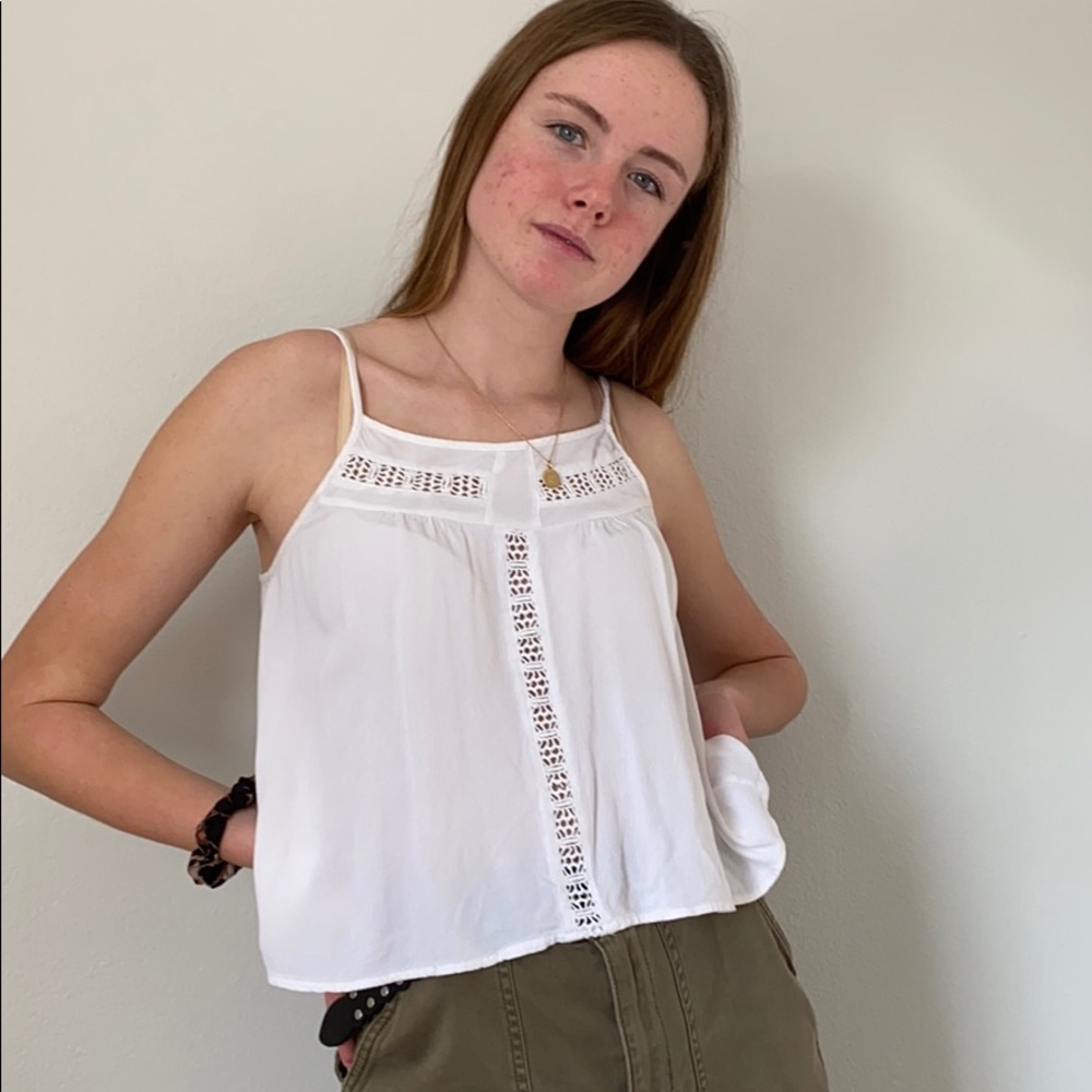 White tank top
